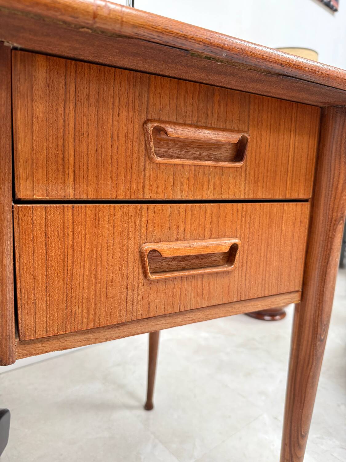 Scandinavian teak desk from the 60s