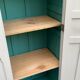 Antique Parisian panelled wardrobe from 1940.