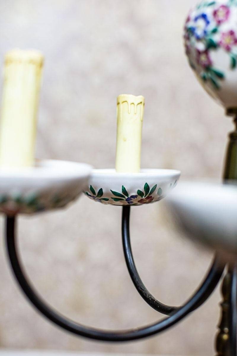 Faience Pendant Lamp, 1960s