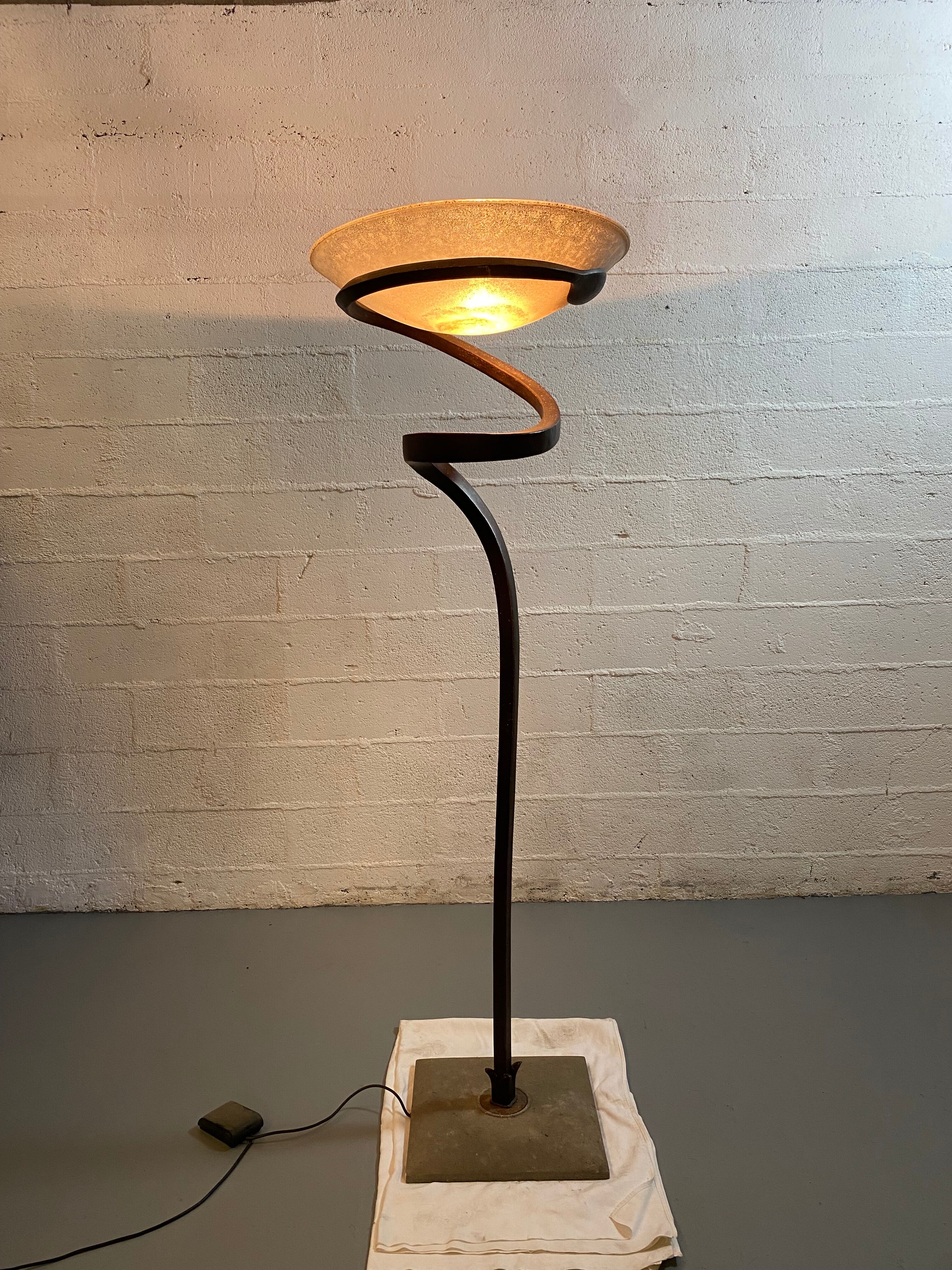 Floor lamp "Alfea" Scavo Enzo CIAMPALINI for Lamp International in Murano glass- 1970