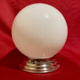 Vintage lamp or ceiling light, white opaline, 50s/60s
