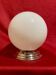 Lampe, plafonnier en opaline blanche, années 50-60