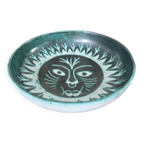 Ceramic zoomorphic decoration signed Charles Voltz, Vallauris, large empty pocket, 50s and 60s