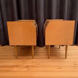 Pair of bedside tables, 70s