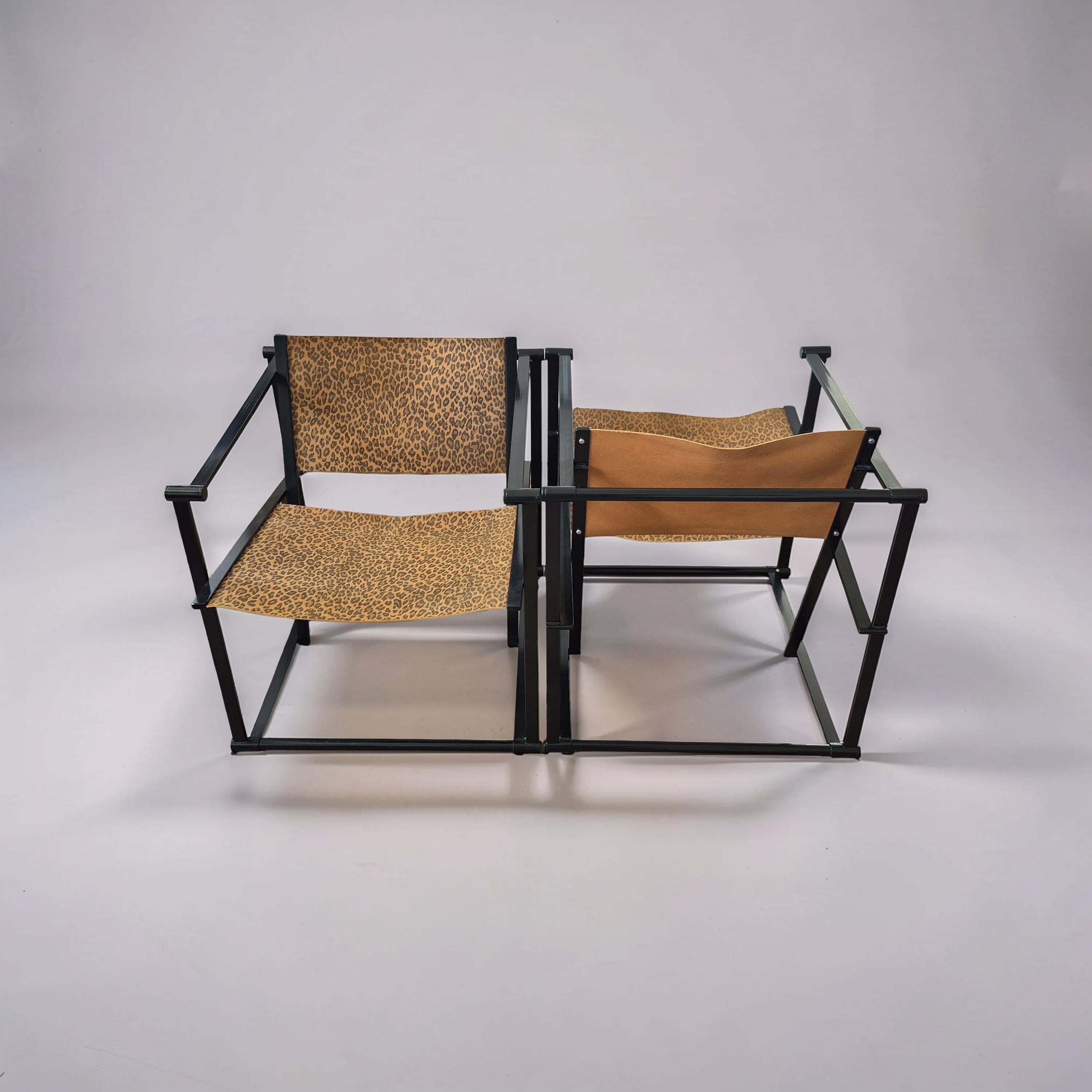 Ensemble de 2 fauteuils FM60 par Radboud Van Beekum, Pays-Bas 1980