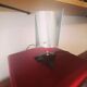 Bedside lamp desk guariche style rockabilly brushed steel 1960