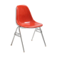 Eames Chair produced by Herman Miller Red