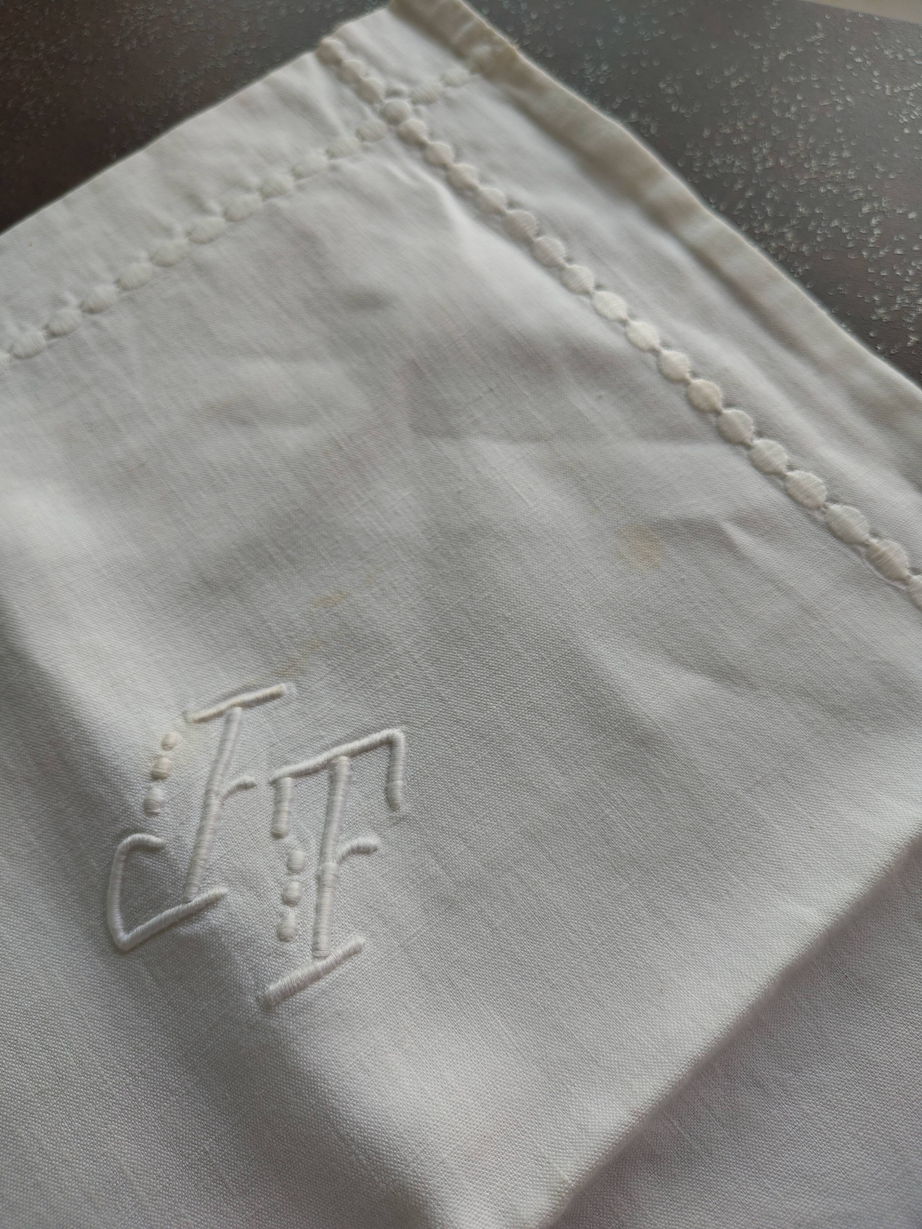 Old white fabric