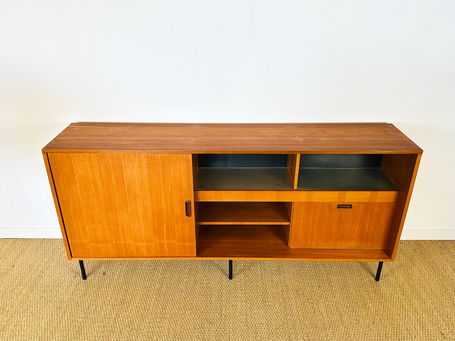 1960s high Scandinavian teak sideboard