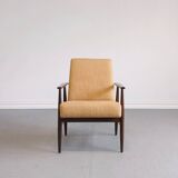 1960 Henryk Lis Mid Century Armchair in Yellow