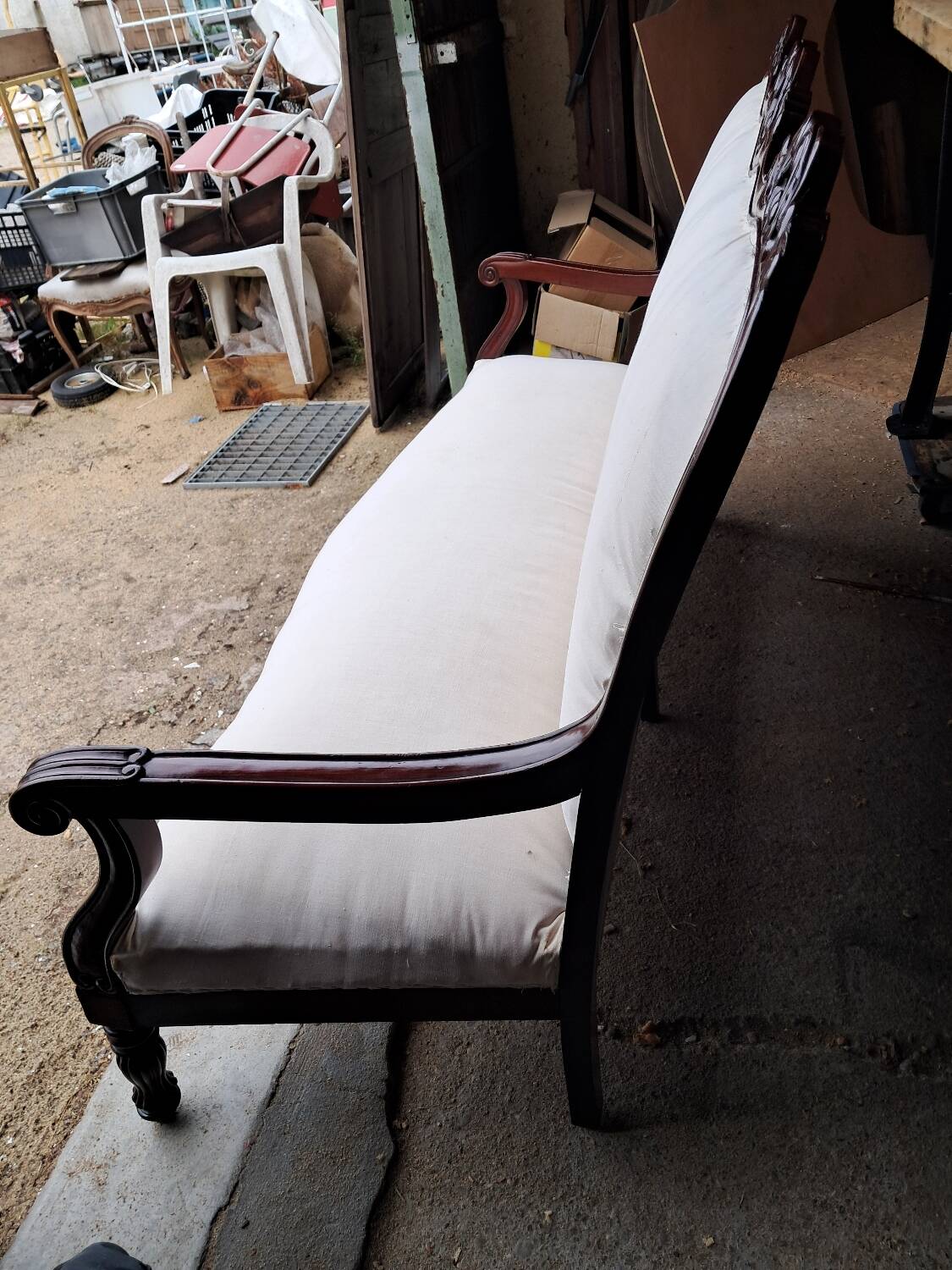 Restoration period sofa