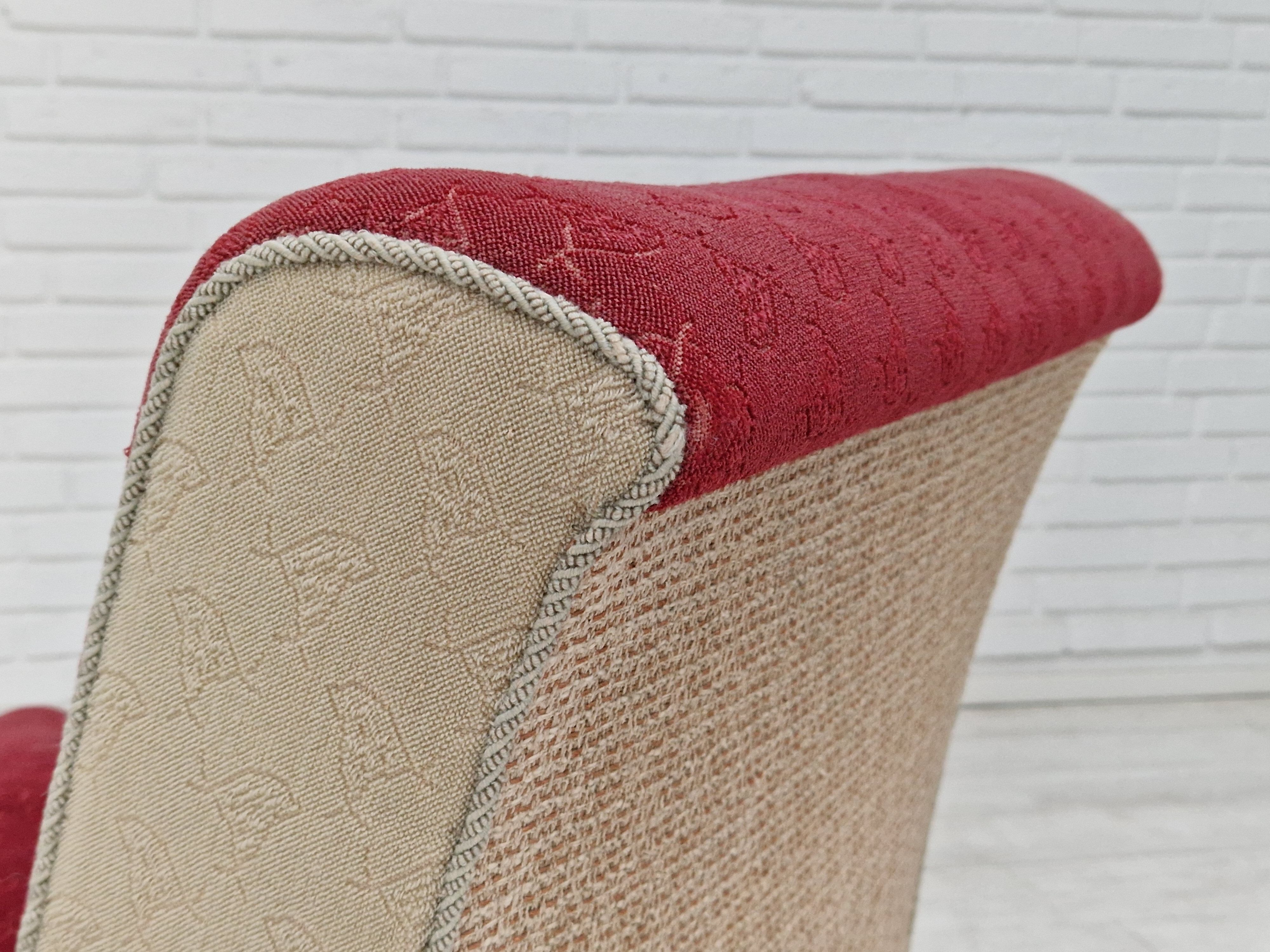 1950s, scandinavian art deco chairs, original condition