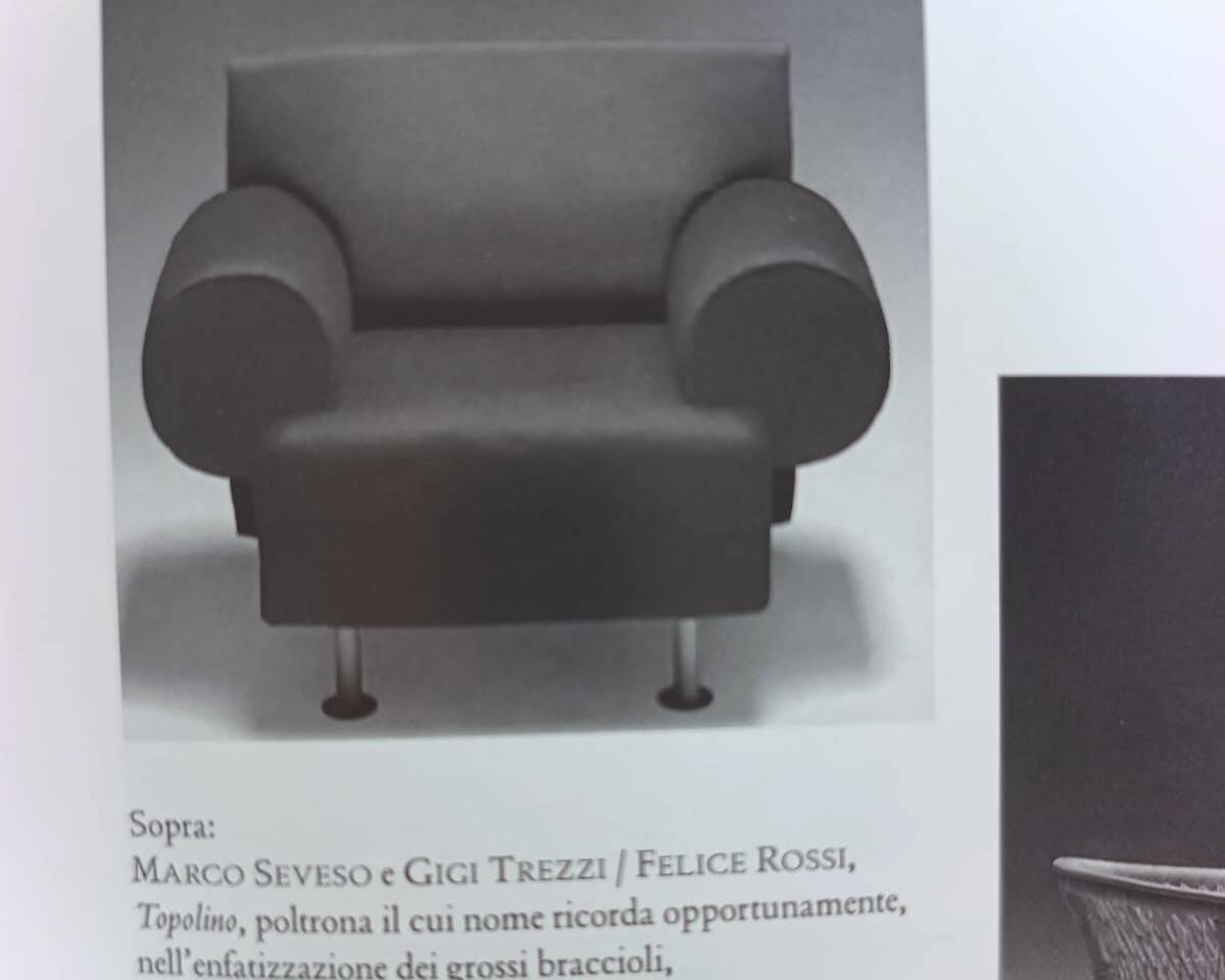 Topolino Rocking Chair by Seveso & Trezzi for Felice Rossi, 1980s