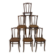Series x6 bistro chairs n°56 Thonet