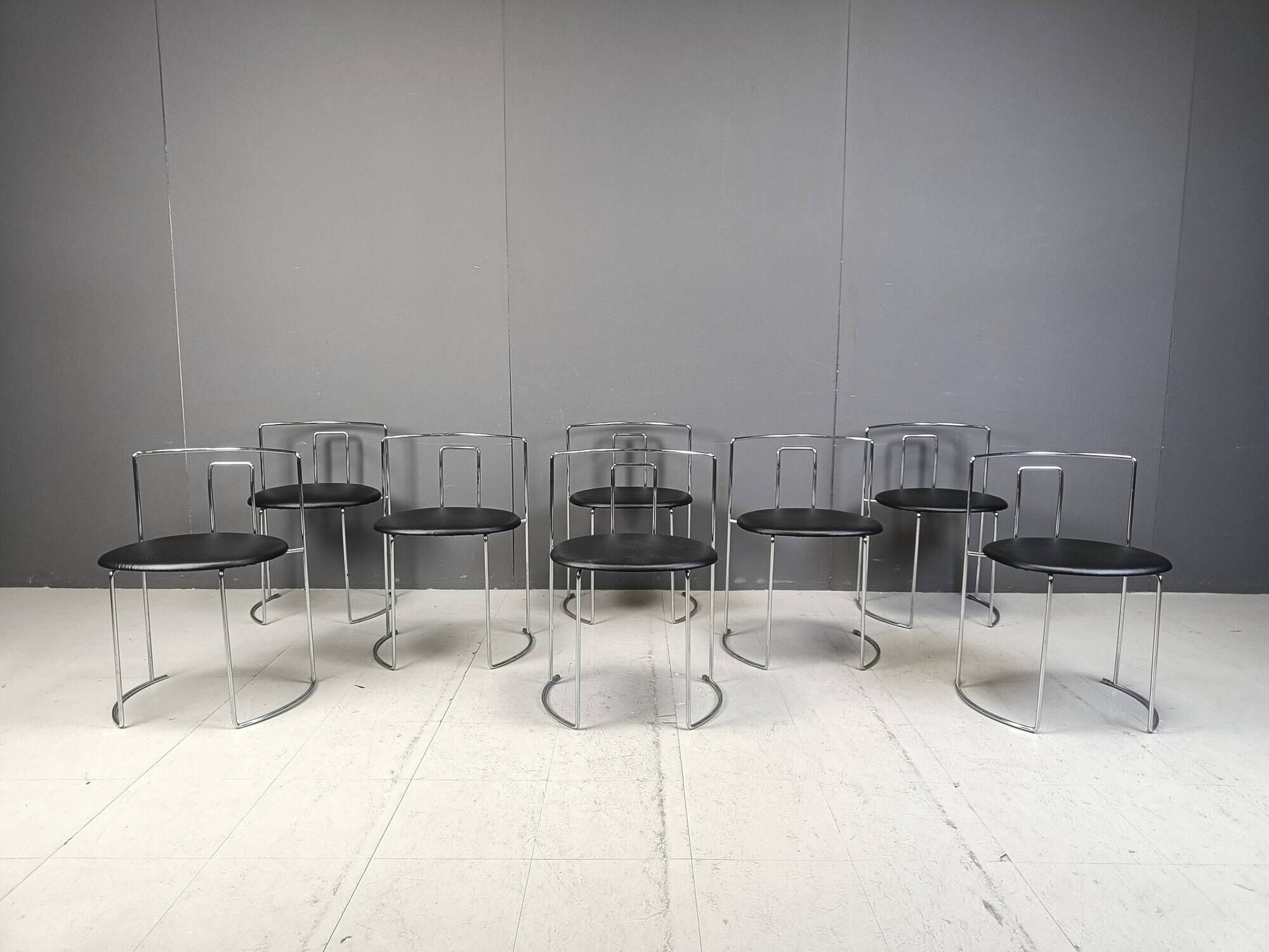 Set of 8 Gaja chairs by Kazuhide Takahama for Studio Simon, 1980s