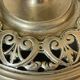 pair of openwork gilded brass candlesticks from the 19th century