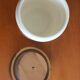Opaline advertising pot