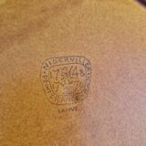 Set of 12 flat plates, Niderviller Fauve model