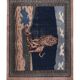 Vintage hand-embroidered textile 98x122 cm