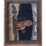 Vintage hand-embroidered textile 98x122 cm