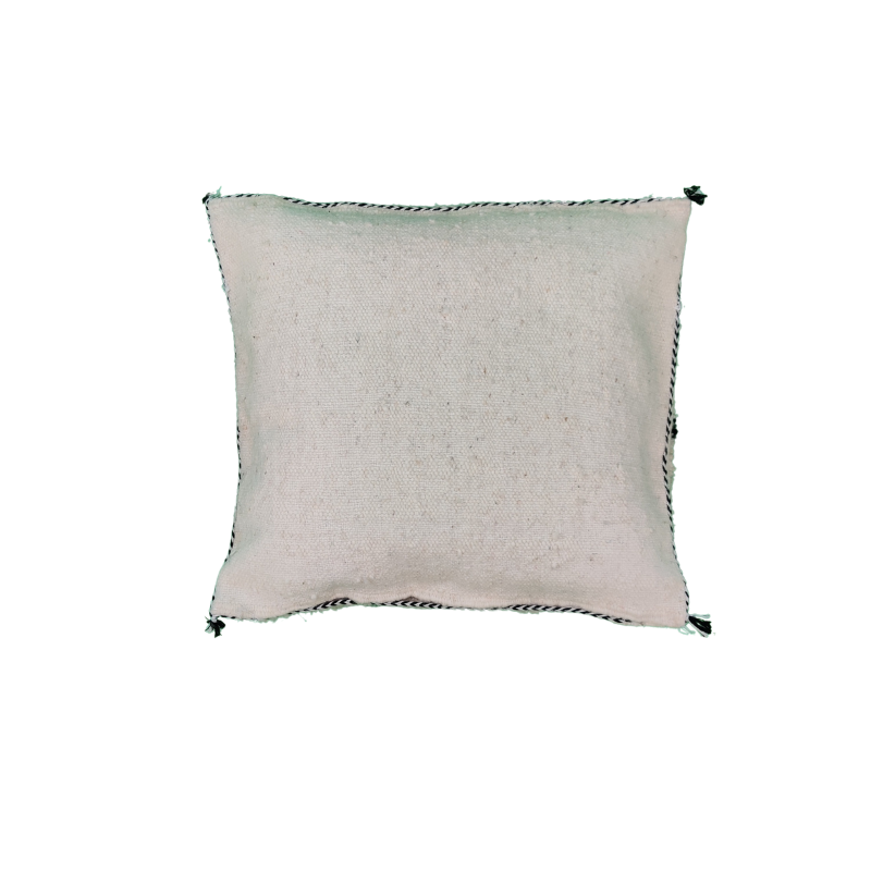 Berber cushion black diamonds