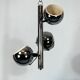 Goffredo Reggiani, three lights chrome chandelier from 70s