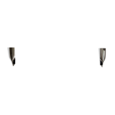 Wall sconces (in the style of) Michel Boyer, set of two