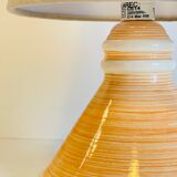 Geometric ceramic lamp by larec 80s
