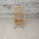 Fauteuil vintage en rotin