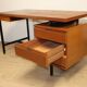 Vintage mahogany desk by Pierre Guariche edition Minvielle, 1960