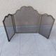 Fire shield brass chimney screen