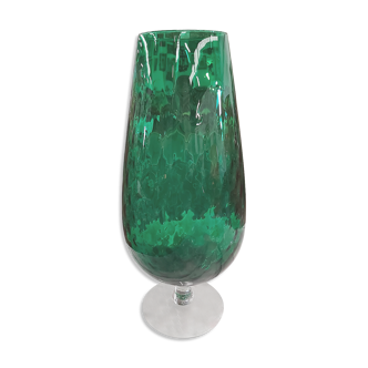 Murano glass-shaped vase