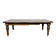 Victorian-style mahogany English table with 3 extensions.