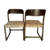 Pair of sled chairs