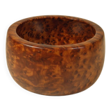 Burl wood storage cup