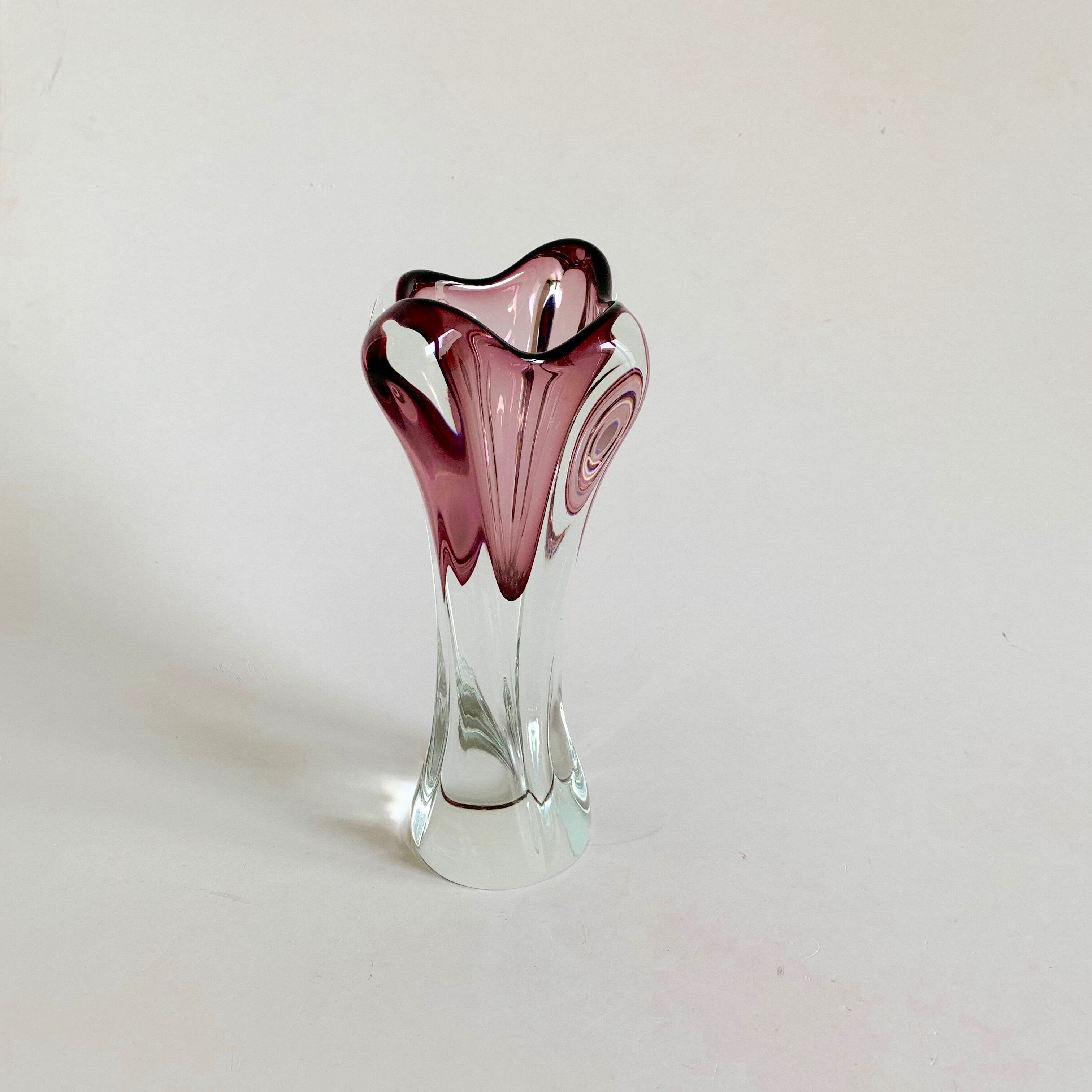 Vase by J. Hospodka for Chribska Sklarna, Czechoslovakia, 1960s