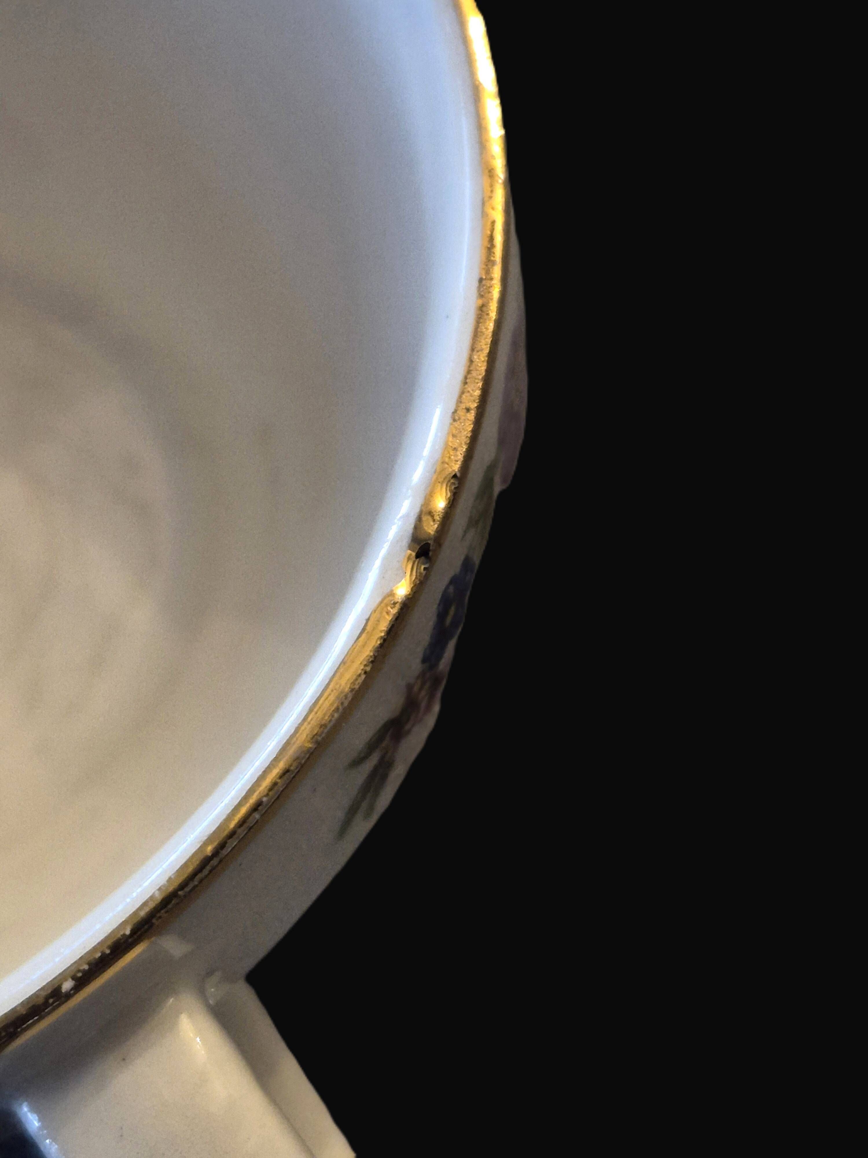Set of 10 vintage cups and saucers "Angola" – Moulin des Loups