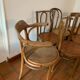Lot de 4 chaises bistrot et deux fauteuils bistrot