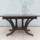 19th-century English style mahogany drop-leaf table.