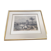 Lithographie originale Nice et Savoie