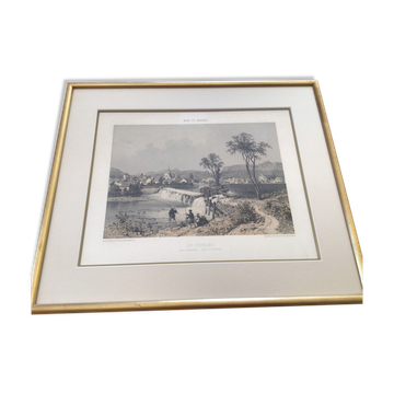 Lithographie originale Nice et Savoie
