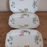 Set of 3 Raviers Villeroy and Boch model Clarissa