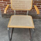 Cesca chair B64 with armrests by Marcel Breuer Design