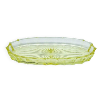 Plateau à citrons g7y pour verres art déco