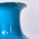 Grand vase en céramique turquoise