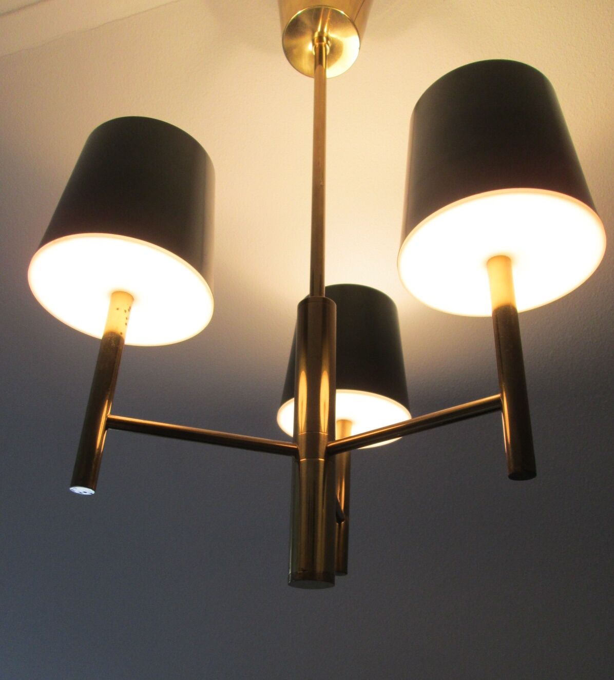 Danish vintage hanging lamp design 1980