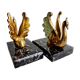 Book-clamps swans art deco