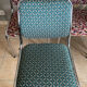 Série de 5 chaises chromées année 70