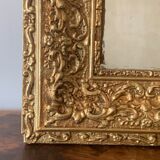 Mirror fireplace trumeau Louis philippe gilded