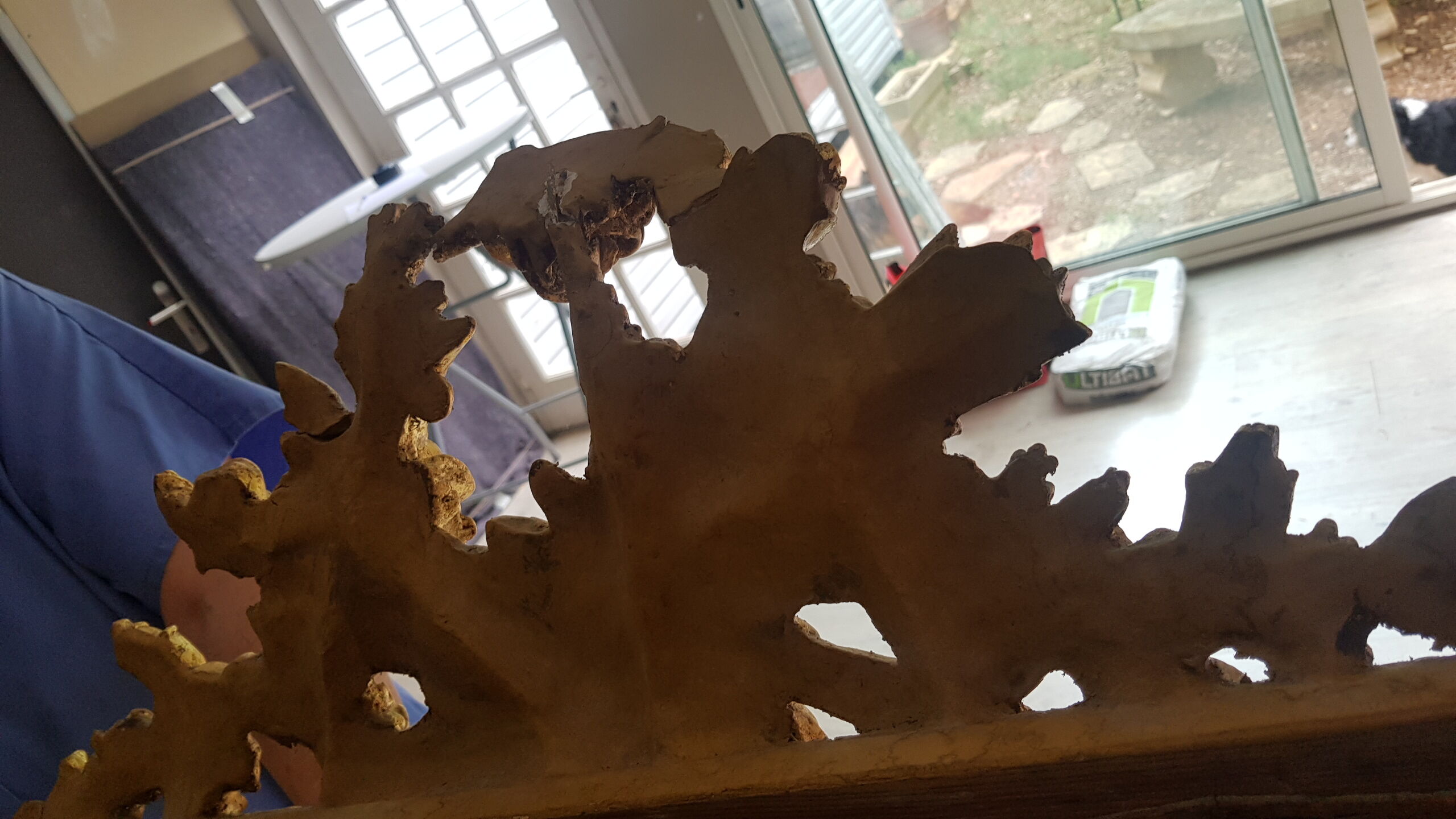 Golden parclose mirror